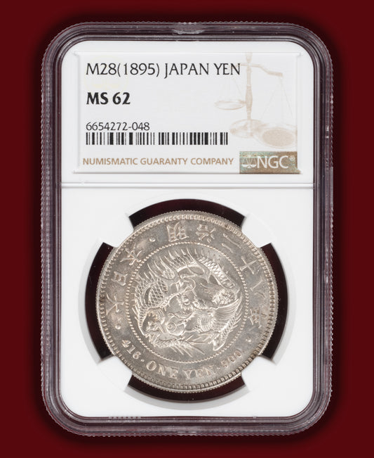 1895 (M28) Japan 1 Yen - NGC MS62