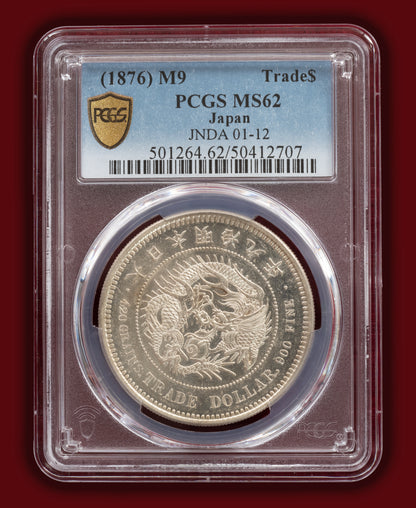 1876 (M9) Japan Trade Dollar - PCGS MS62