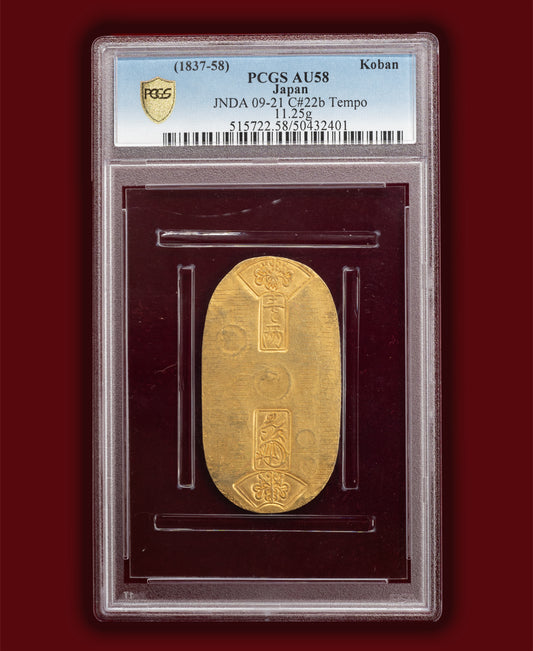 1837-1858 (Tenpo Era) Japan Koban - PCGS AU58