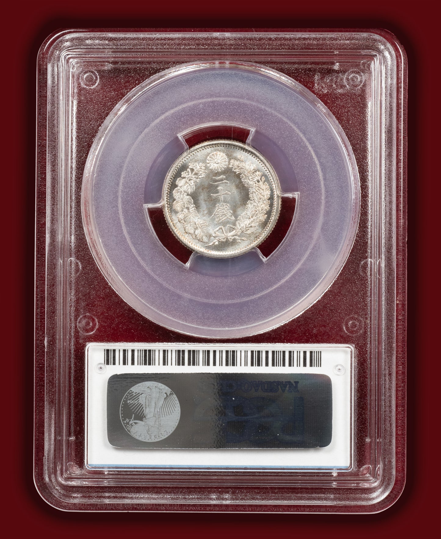 1910 (M43) Japan 20 Sen (Tied Top-Pop) - PCGS MS67+