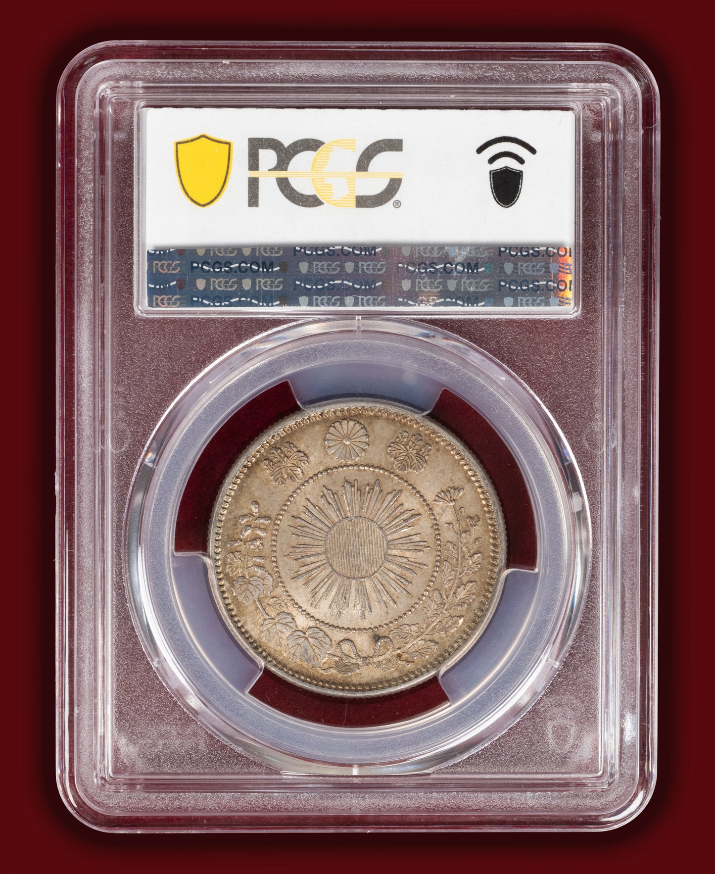 1871 (M4) Japan 50 Sen 3 Spines - PCGS MS64