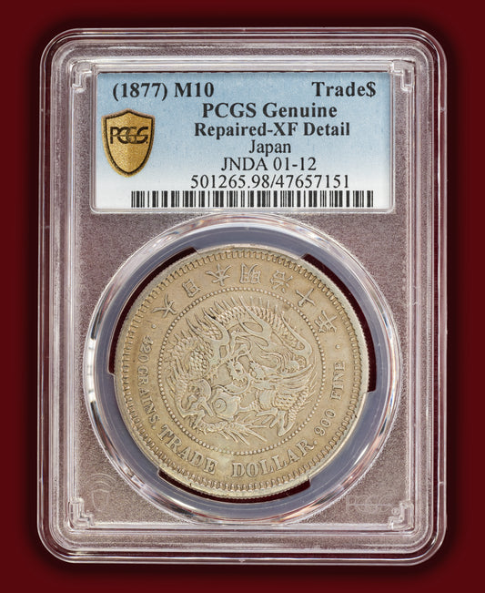 1877 (M10) Japan Trade Dollar - PCGS XF Details