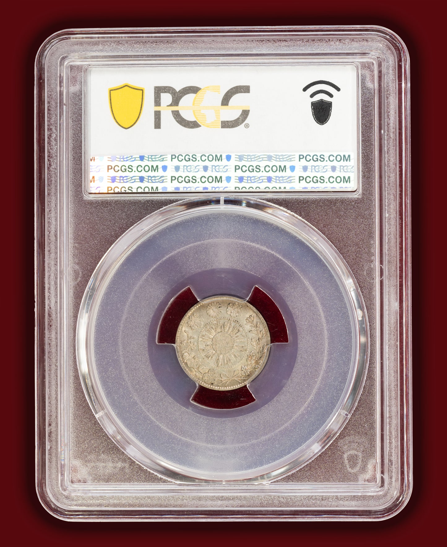 1871 (M4) Japan 5 Sen 66 Rays 79 Beads - PCGS MS63